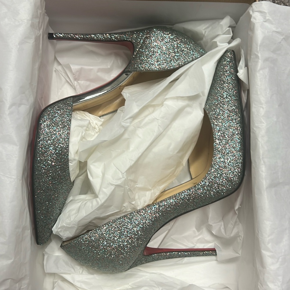 Brand new Sexy sparkly red bottom heels Size 37 Europe